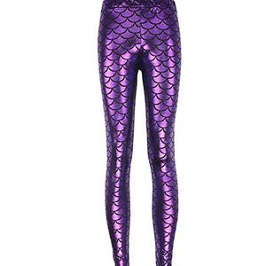 Purple Mermaid Leggings
